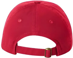Valucap VC300Y Small Fit Bio Washed Dad’s Cap Red Red / 6 5/8’’ 7 3/8’’