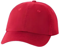Valucap VC300Y Small Fit Bio Washed Dad’s Cap Red Red / 6 5/8’’ 7 3/8’’