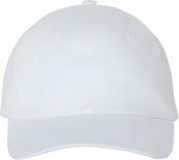 Valucap VC300Y Small Fit Bio Washed Dad’s Cap White White / 6 5/8’’ 7 3/8’’