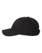 Valucap VC300Y Youth Small Fit Bio-Washed Dad Cap - Black - Black / One Size Fits Most