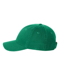 Valucap VC300Y Youth Small Fit Bio-Washed Dad Cap - Kelly - Kelly / One Size Fits Most
