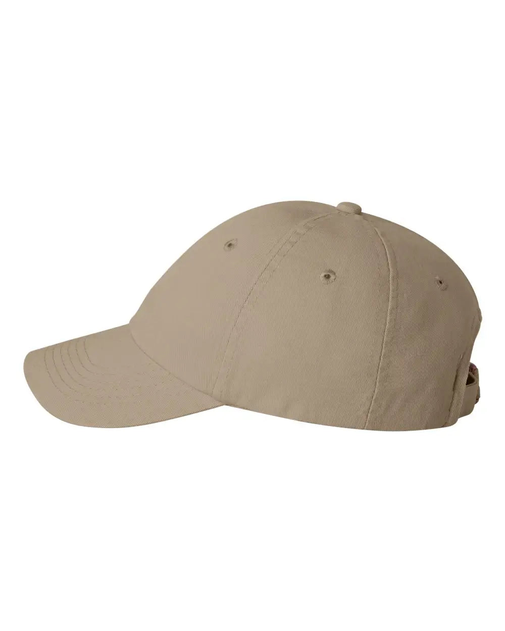 Valucap VC300Y Youth Small Fit Bio-Washed Dad Cap - Khaki - Khaki / One Size Fits Most