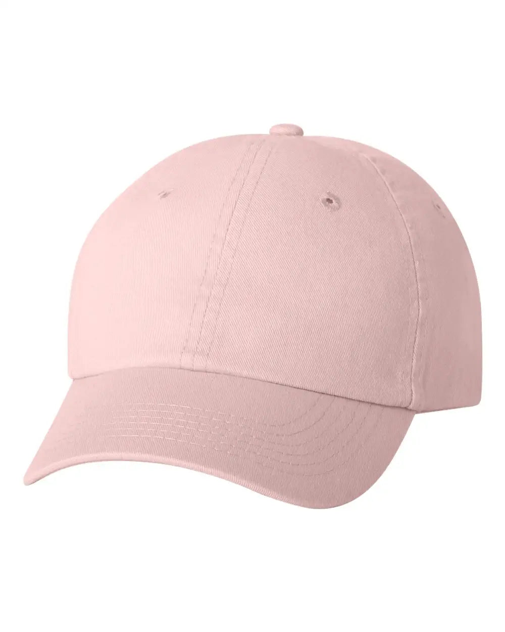Valucap VC300Y Youth Small Fit Bio-Washed Dad Cap - Light Pink - Light Pink / One Size Fits Most