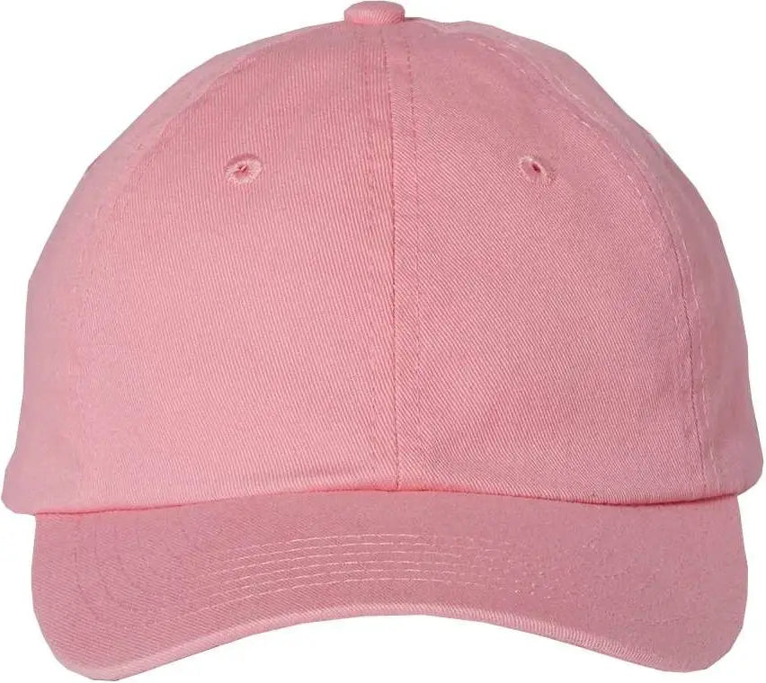 Valucap VC300Y Youth Small Fit Bio-Washed Dad Cap - Pink - Pink / One Size Fits Most