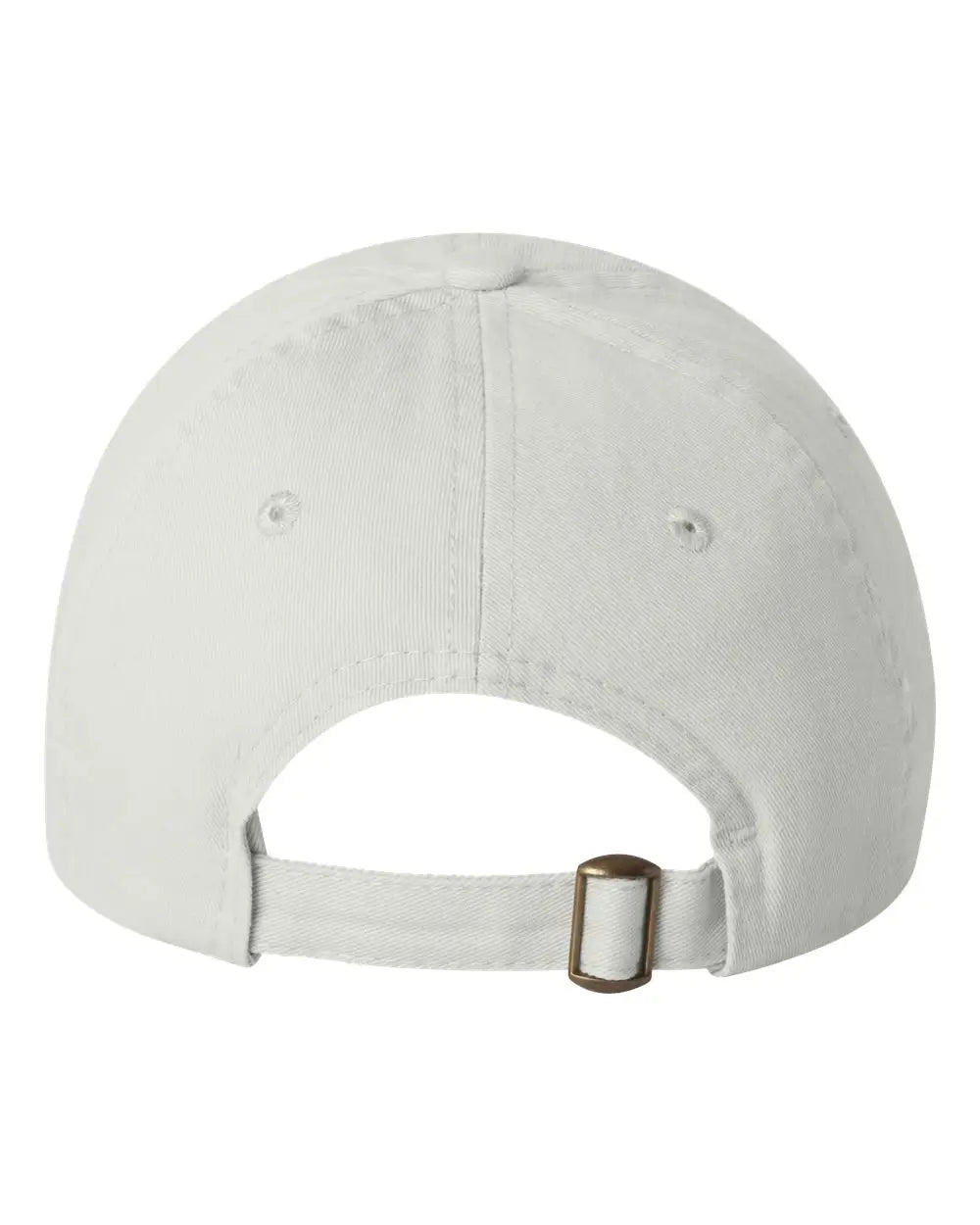 Valucap VC300Y Youth Small Fit Bio-Washed Dad Cap - White - White / One Size Fits Most