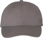 Valucap VC350 Bio-Washed Chino Twill Cap - Grey - Gray / 6 5/8’’ - 7 3/8’’