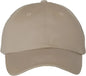 Valucap VC350 Bio-Washed Chino Twill Cap - Khaki - Khaki / 6 5/8’’ - 7 3/8’’