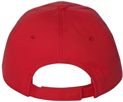 Valucap VC350 Bio Washed Chino Twill Cap Red Red / 6 5/8’’ 7 3/8’’