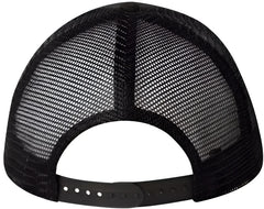 Valucap VC400 Mesh-Back Trucker Cap - Black - Black / 6 5/8’’ - 7 3/8’’
