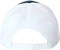 Valucap VC400 Mesh-Back Trucker Cap - Navy White - Navy White / 6 5/8’’ - 7 3/8’’