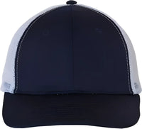Valucap VC400 Mesh-Back Trucker Cap - Navy White - Navy White / 6 5/8’’ - 7 3/8’’