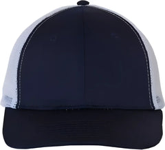 Valucap VC400 Mesh-Back Trucker Cap - Navy White - Navy White / 6 5/8’’ - 7 3/8’’