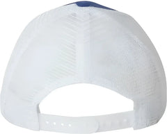 Valucap VC400 Mesh-Back Trucker Cap - Royal White - Royal White / 6 5/8’’ - 7 3/8’’