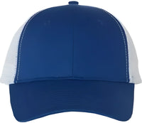 Valucap VC400 Mesh-Back Trucker Cap - Royal White - Royal White / 6 5/8’’ - 7 3/8’’
