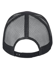 Valucap VC400 Mesh-Back Twill Trucker Cap - Charcoal Black - Charcoal Black / One Size Fits Most
