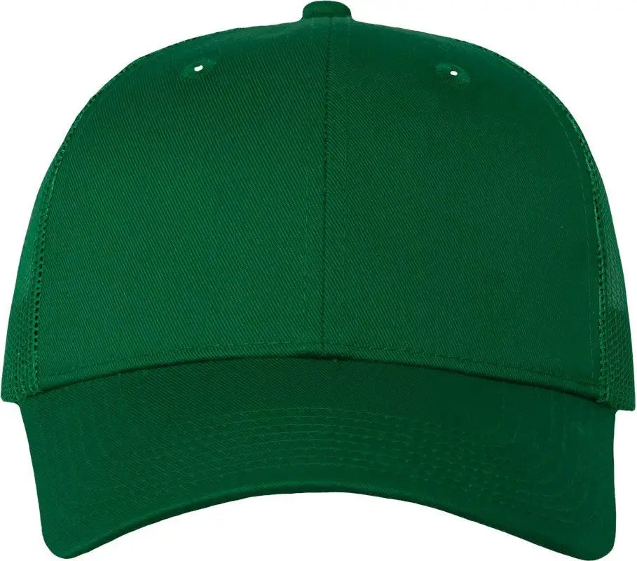 Valucap VC400 Mesh-Back Twill Trucker Cap - Kelly - Kelly / One Size Fits Most
