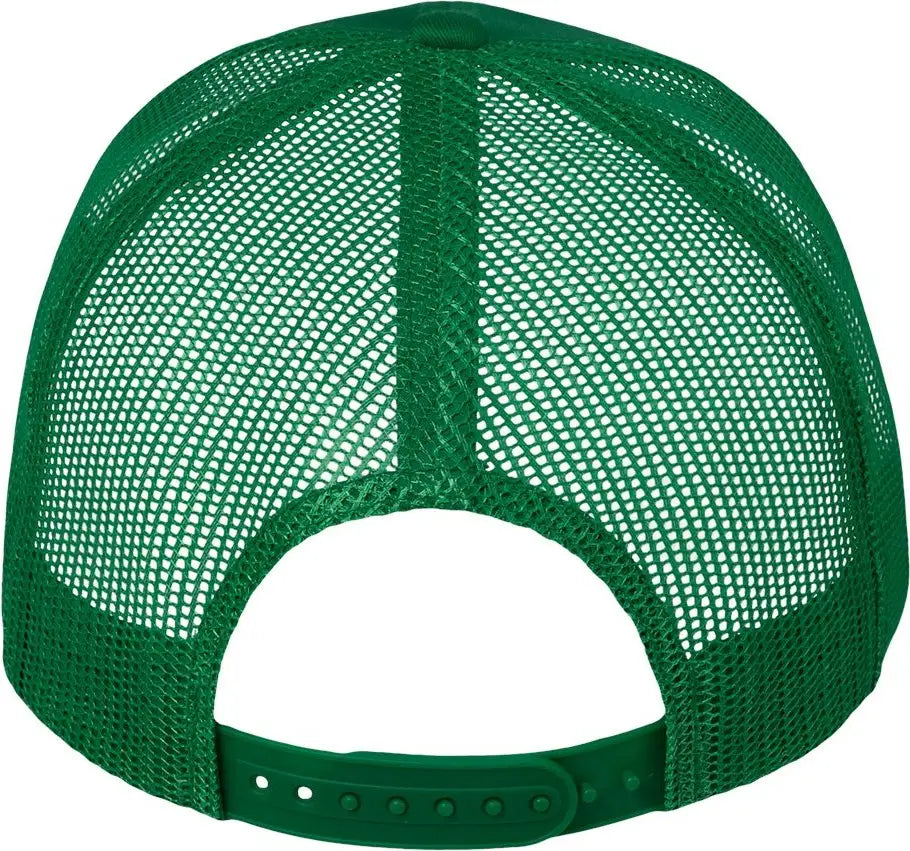 Valucap VC400 Mesh-Back Twill Trucker Cap - Kelly - Kelly / One Size Fits Most