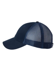 Valucap VC400 Mesh-Back Twill Trucker Cap - Navy - Navy / One Size Fits Most