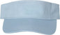 Valucap VC500 Bio-Washed Visor - Baby Blue - Baby Blue / One Size Fits Most