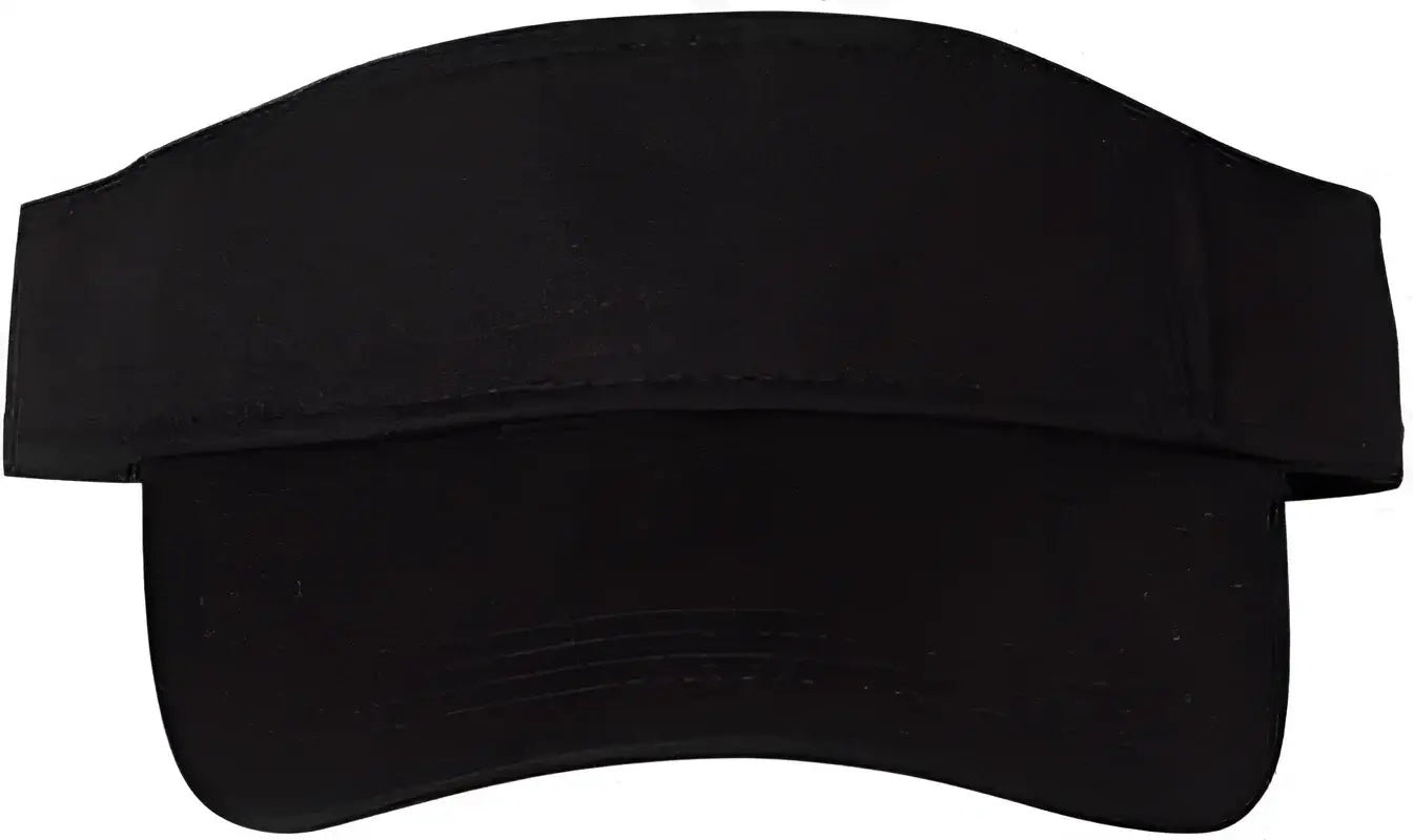 Valucap VC500 Bio Washed Visor Black Black / One Size Fits Most