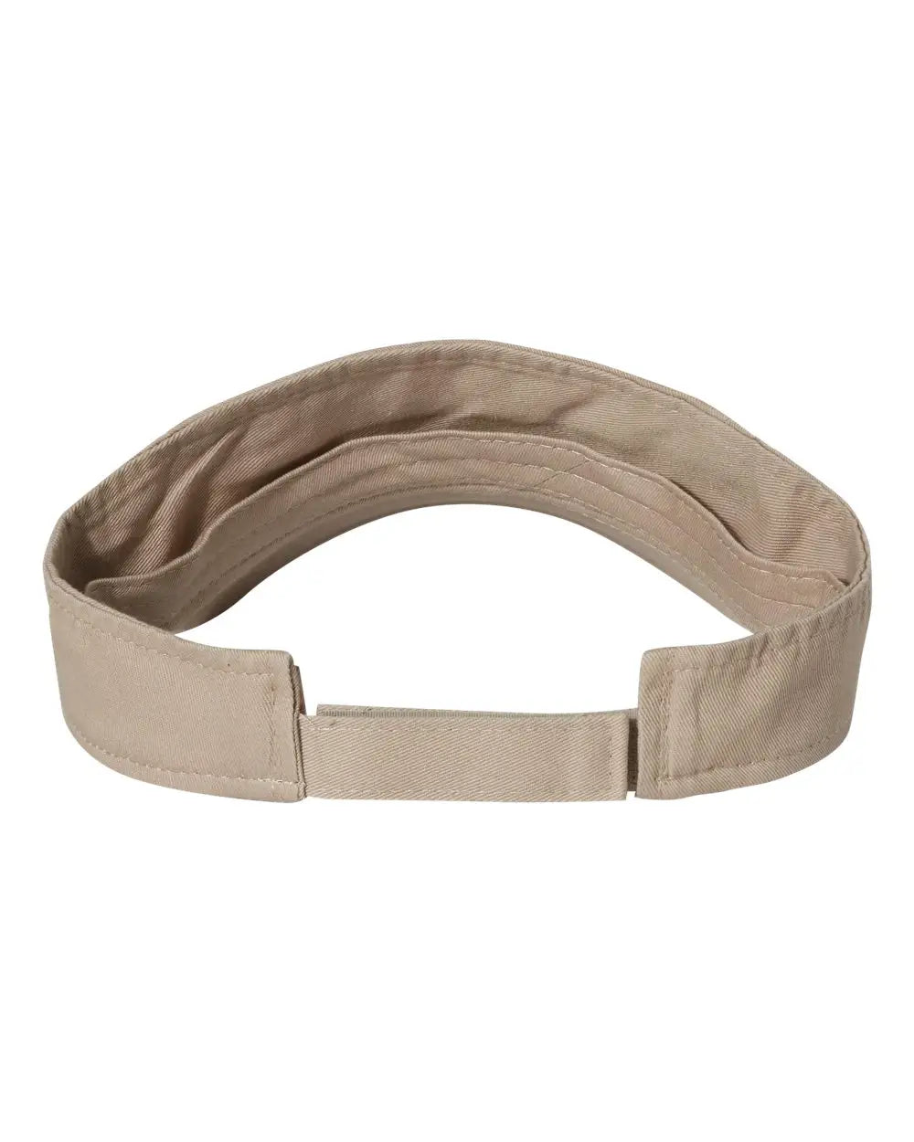 Valucap VC500 Bio-Washed Visor - Khaki - Khaki / One Size Fits Most