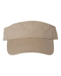 Valucap VC500 Bio-Washed Visor - Khaki - Khaki / One Size Fits Most