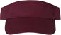 Valucap VC500 Bio Washed Visor Maroon Maroon / One Size Fits Most