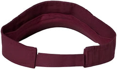 Valucap VC500 Bio Washed Visor Maroon Maroon / One Size Fits Most