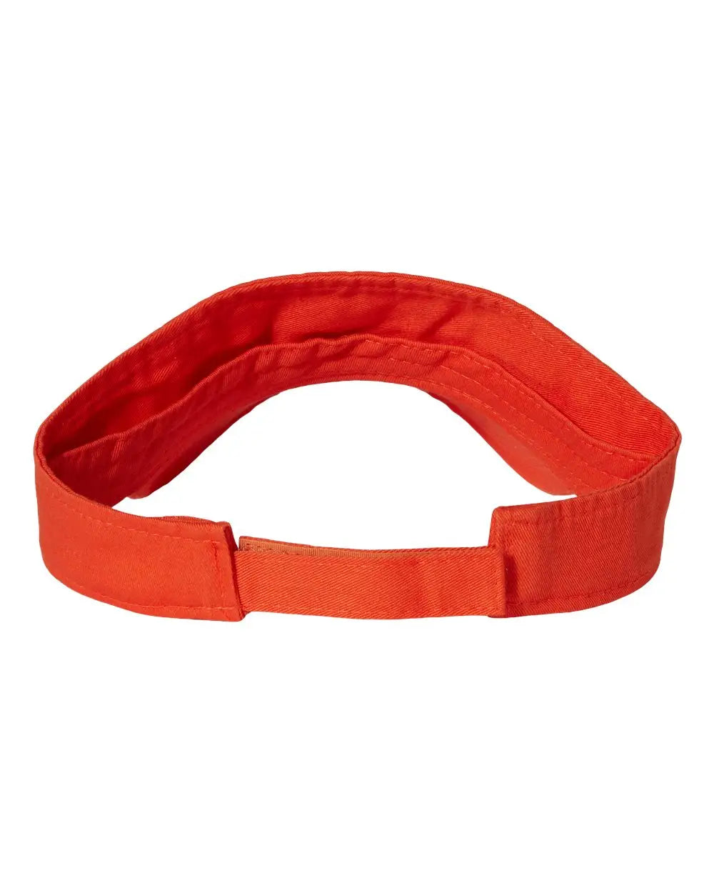 Valucap VC500 Bio-Washed Visor - Orange - Orange / One Size Fits Most