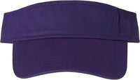Valucap VC500 Bio-Washed Visor - Purple - Purple / One Size Fits Most