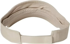 Valucap VC500 Bio Washed Visor Stone Ivory / One Size Fits Most