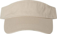 Valucap VC500 Bio-Washed Visor - Stone - Stone / One Size Fits Most