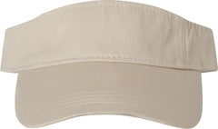 Valucap VC500 Bio-Washed Visor - Stone - Stone / One Size Fits Most