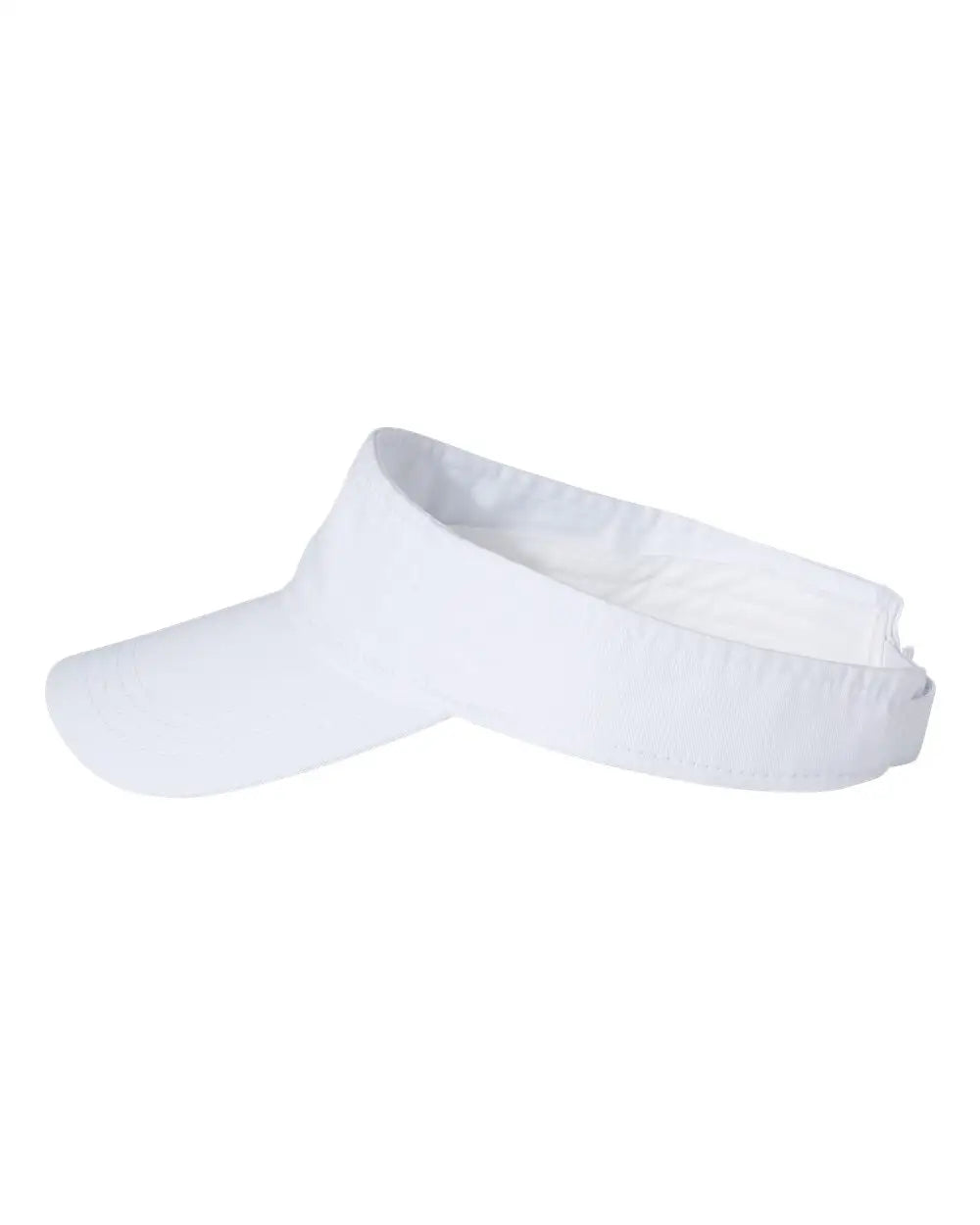 Valucap VC500 Bio-Washed Visor - White - White / One Size Fits Most