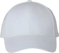 Valucap VC600 Chino Cap - White - White / 6 5/8’’ - 7 3/8’’