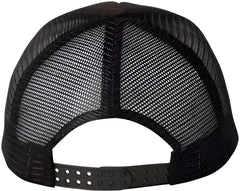 Valucap VC700 Foam Mesh-Back Trucker Cap - Black Black - Black / 6 5/8’’ - 7 3/8’’