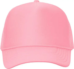 Valucap VC700 Foam Mesh-Back Trucker Cap - Pink - Pink / One Size Fits Most