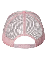 Valucap VC700 Foam Mesh-Back Trucker Cap - White Pink - White Pink / One Size Fits Most