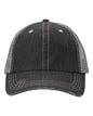 Valucap VC990 Contrast Stitch Cap - Black Gray - Black Gray / One Size Fits Most