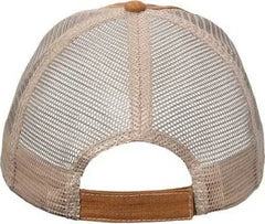 Valucap VC990 Contrast Stitch Cap - Golden Brown Khaki - Brown Khaki / One Size Fits Most