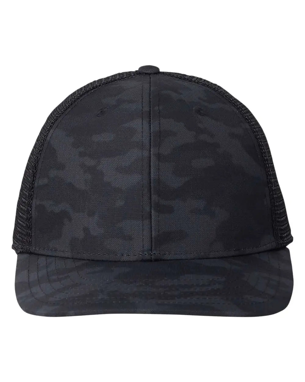 vineyard vines F001779 Performance Trucker Cap - Black Camo Black - Black Camo Black / One Size Fits Most
