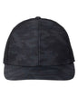 vineyard vines F001779 Performance Trucker Cap - Black Camo Black - Black Camo Black / One Size Fits Most