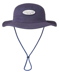 vineyard vines F002311 Surf Patch Canvas Bucket Hat - Vineyard Navy - Vineyard Navy / S/M