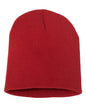YP Classics 1500KC 8 1/2’’ Beanie - Red - Red / One Size Fits Most