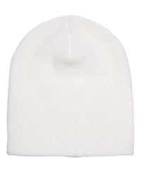 YP Classics 1500KC 8 1/2’’ Beanie - White - White / One Size Fits Most