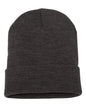 YP Classics 1501KC Cuffed Beanie - Dark Gray - Dark Gray / One Size Fits Most