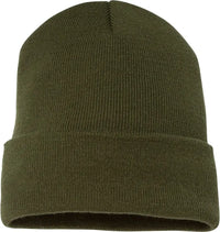 YP Classics 1501KC Cuffed Beanie - Olive - Olive / One Size Fits Most