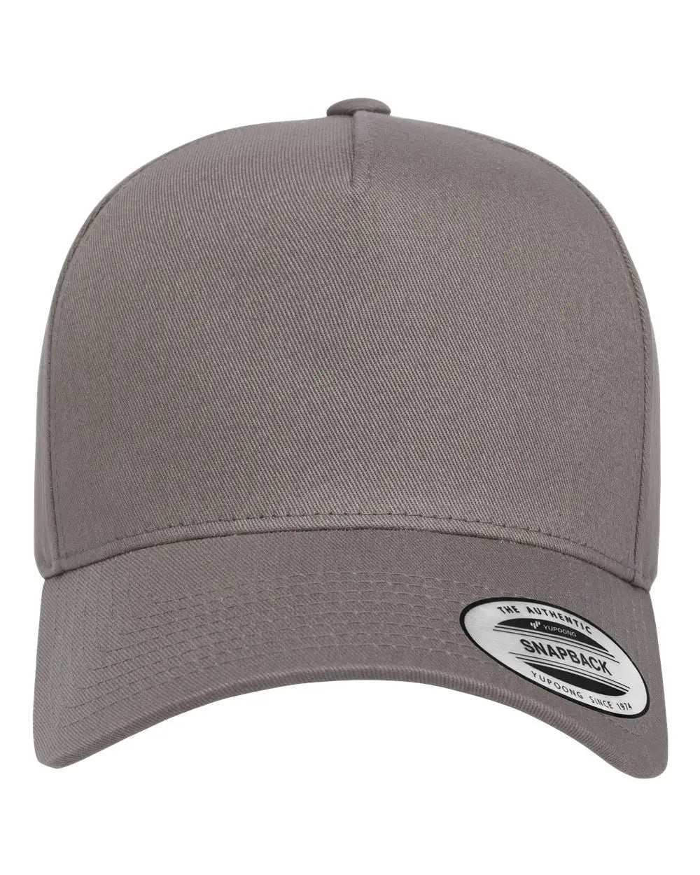 YP Classics 5079S Retro Cotton Blend Trucker Snapback Cap - 5079 - Gray - Gray / One Size Fits Most