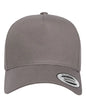 YP Classics 5079S Retro Cotton Blend Trucker Snapback Cap - 5079 - Gray - Gray / One Size Fits Most