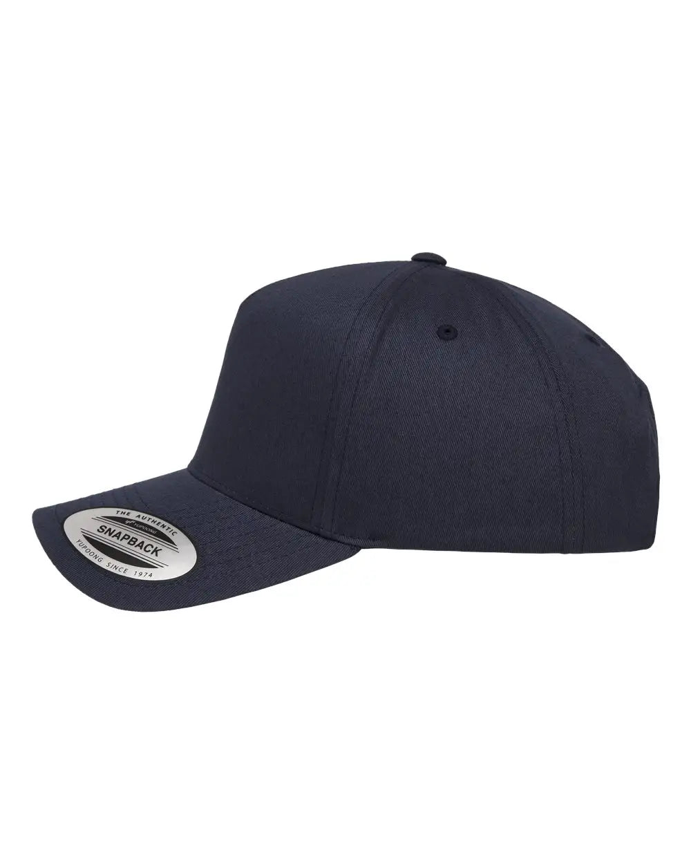 YP Classics 5079S Retro Cotton Blend Trucker Snapback Cap - 5079 - Navy - Navy / One Size Fits Most